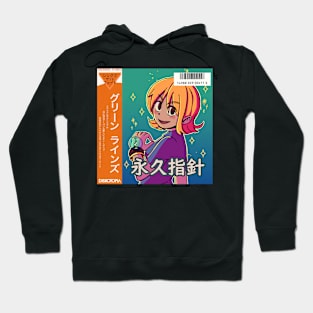 vaporwave anime aesthetic girl nami Hoodie